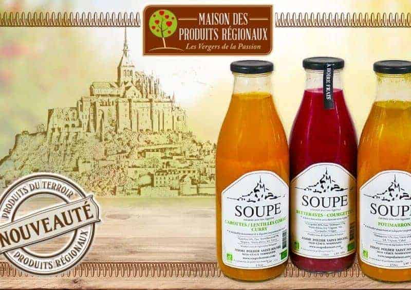 Soupes artisanales bio du Mont Saint-Michel