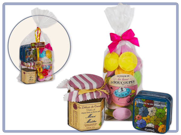 Composition gourmande "Merci Maître" - Cadeaux Maîtresses
