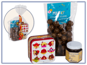 Composition gourmande "Merci pour tout" - Cadeaux Maîtresses