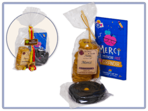 Composition gourmande "Vive l'école" - Cadeaux Maîtresses