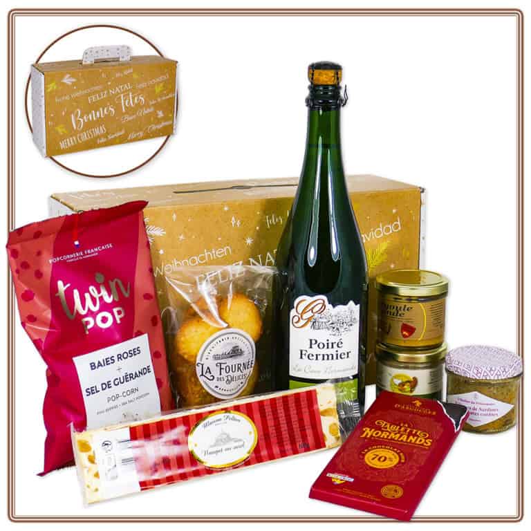 Coffret gourmand de Noel garni de confiseries artisanales - Label EPV