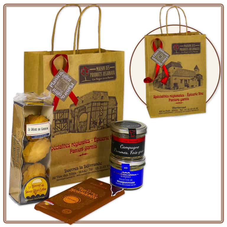 Coffret gourmand de Noel garni de confiseries artisanales - Label EPV