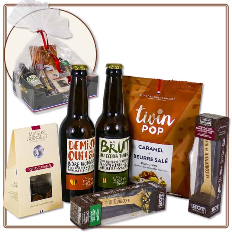 Composition Saint-Valentin - Panier Cœurs en Fête
