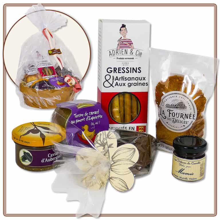 Panier Mamie Chérie - Cadeaux Gourmands Fête des Grands Mères