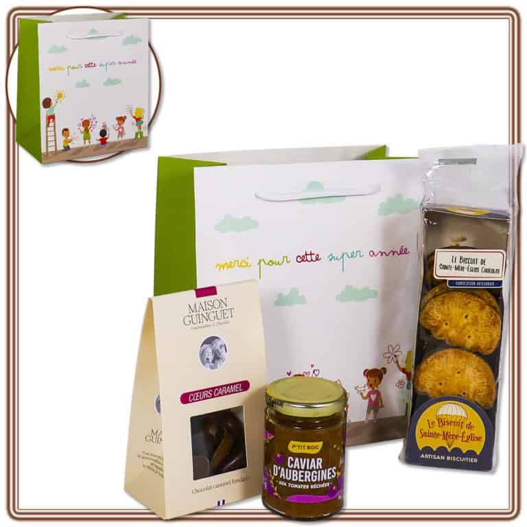 Pochette gourmande - Merci pour cette super année - Cadeaux Maîtresses
