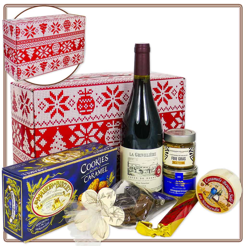 Coffret Fêtes Gourmandes - Panier Garni de Noël