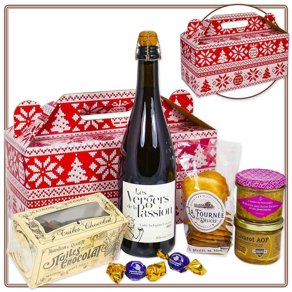 Coffret Surprise Normande - Panier Garni de Noël