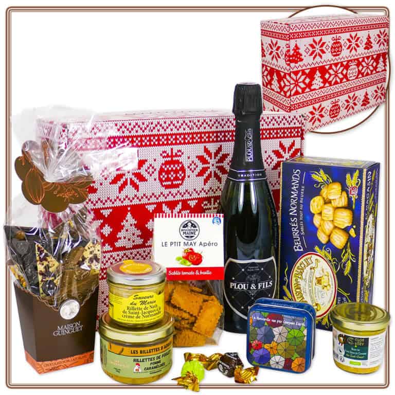 Coffret Tentations Gourmandes - Panier Garni de Noël