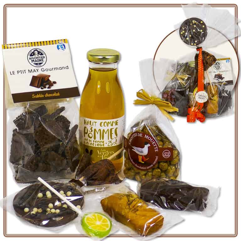 Composition chocolat en fête - Paniers gourmands de Pâques