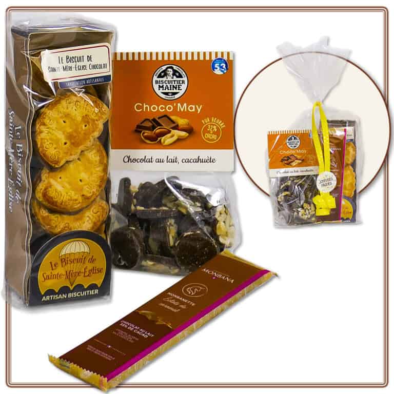 Composition chocolatée - Paniers garnis de Pâques