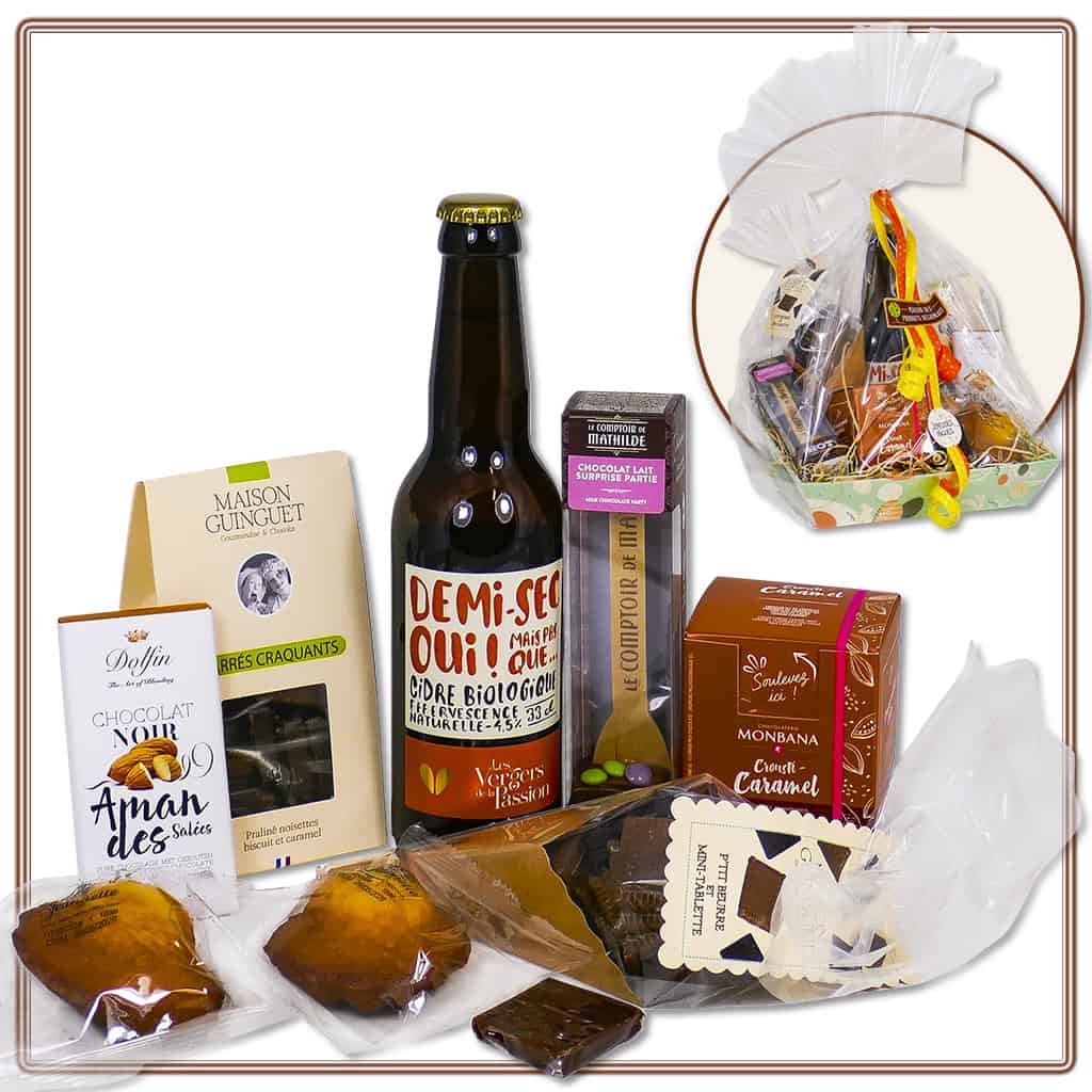 Composition Joyeuses Pâques - Paniers gourmands de Pâques