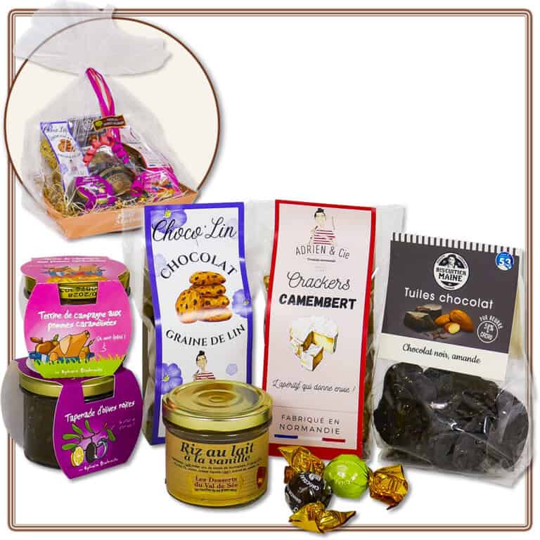 Panier Mamie Chérie - Cadeaux Gourmands Fête des Grands Mères